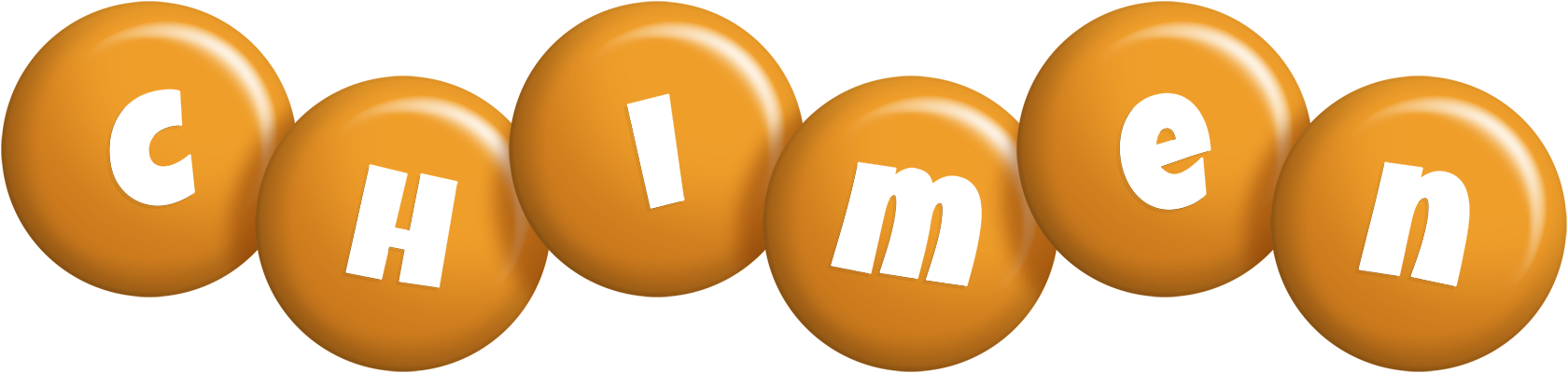 Chimen candy-orange logo