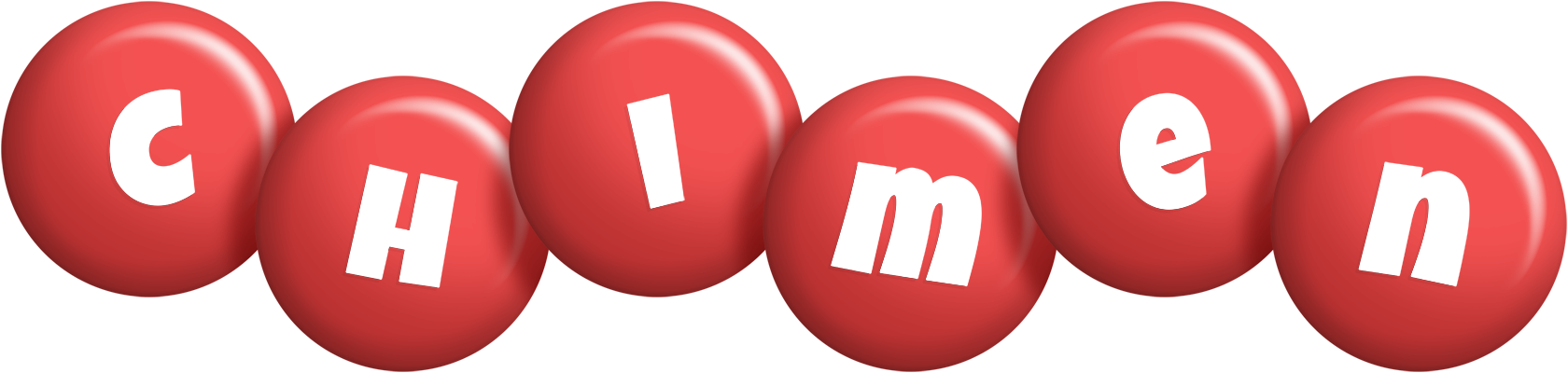 Chimen candy-red logo