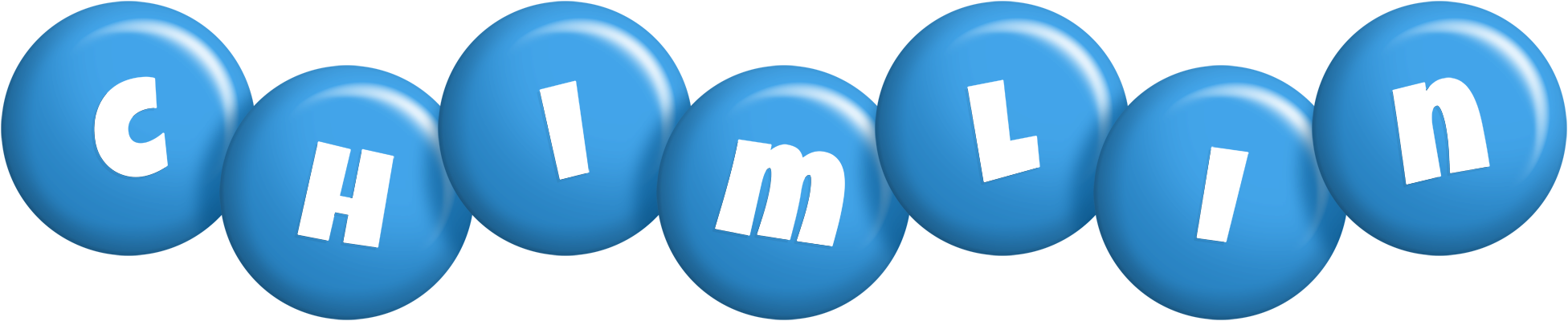 Chimlin candy-blue logo