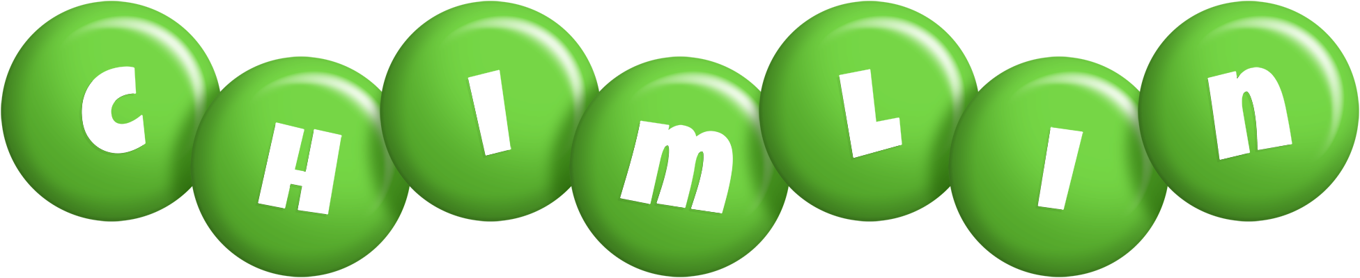 Chimlin candy-green logo