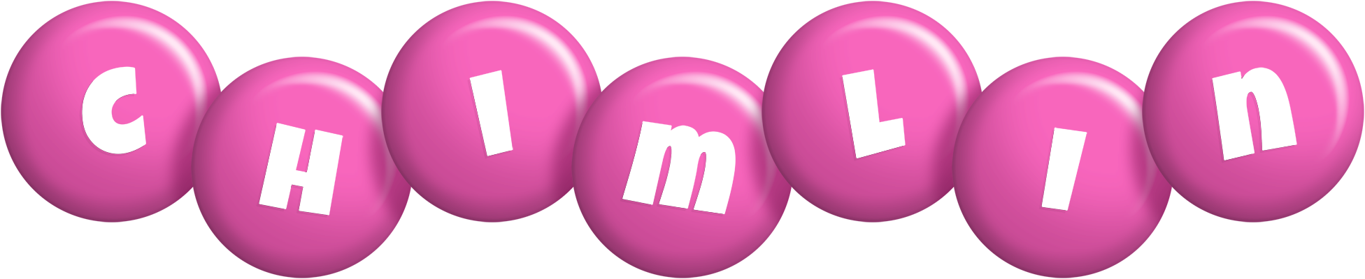 Chimlin candy-pink logo
