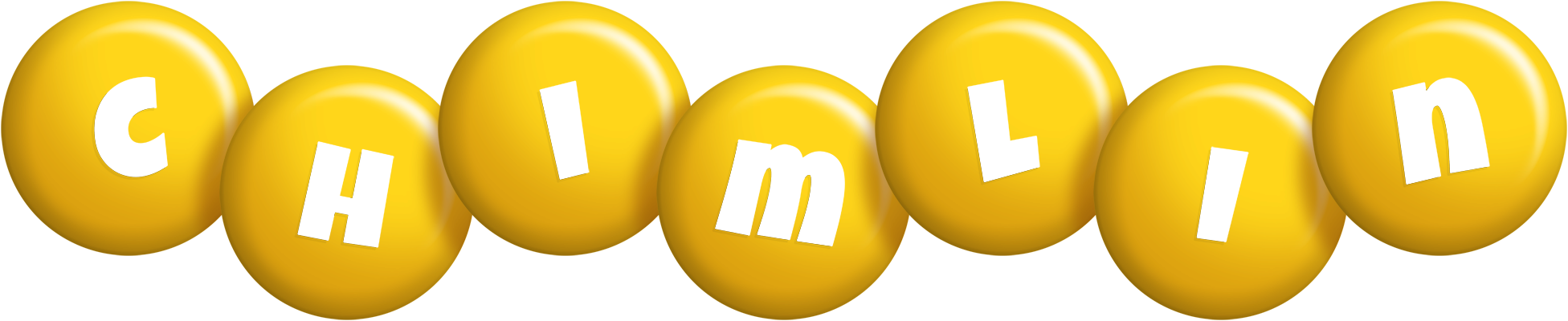 Chimlin candy-yellow logo