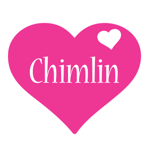 Chimlin love-heart logo