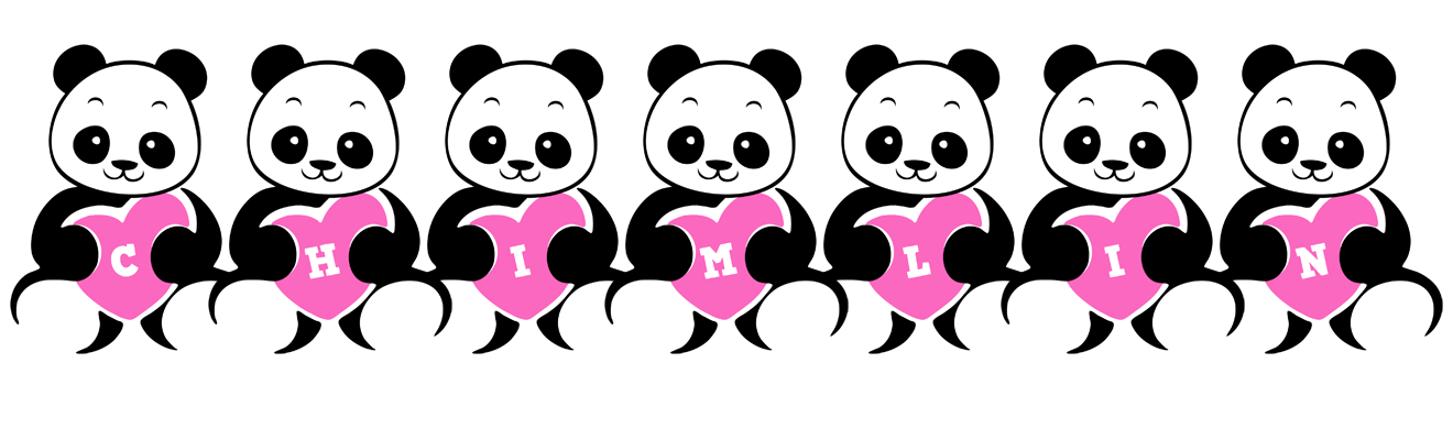 Chimlin love-panda logo