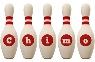 Chimo bowling-pin logo