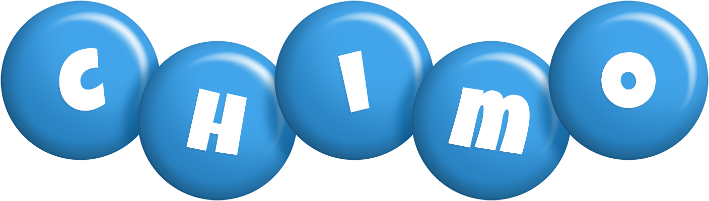 Chimo candy-blue logo