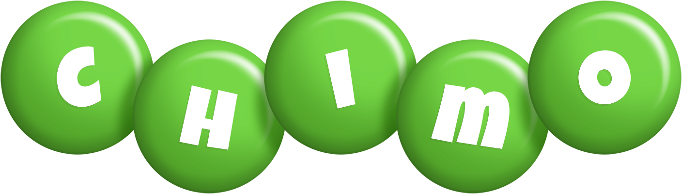 Chimo candy-green logo