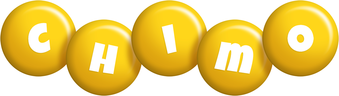 Chimo candy-yellow logo