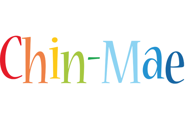 Chin-Mae birthday logo