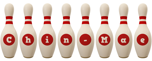 Chin-Mae bowling-pin logo