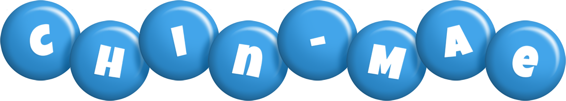 Chin-Mae candy-blue logo