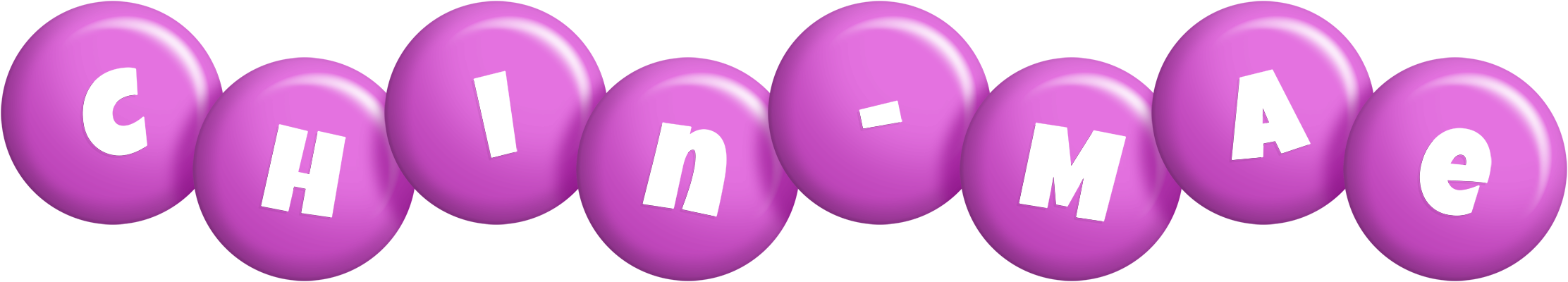 Chin-Mae candy-purple logo