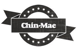 Chin-Mae grunge logo