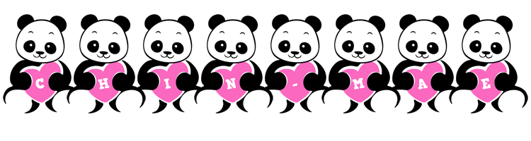 Chin-Mae love-panda logo