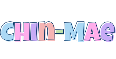 Chin-Mae pastel logo