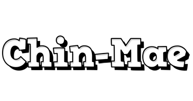 Chin-Mae snowing logo