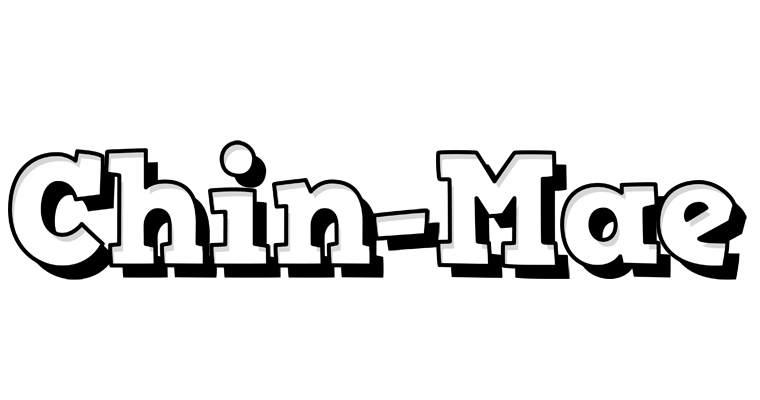 Chin-Mae snowing logo