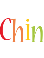 Chin birthday logo