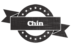 Chin grunge logo