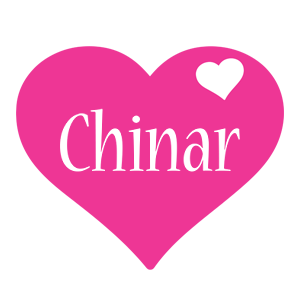 Chinar love-heart logo