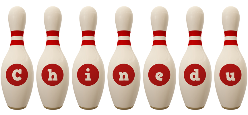 Chinedu bowling-pin logo