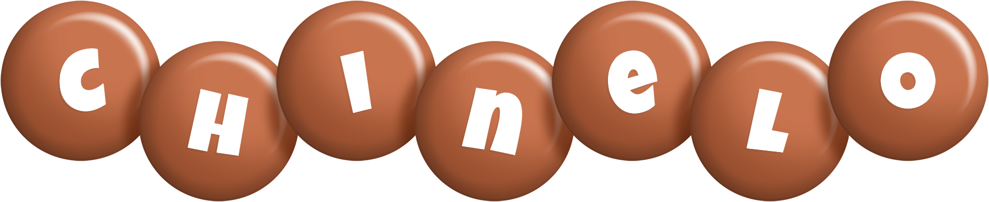 Chinelo candy-brown logo