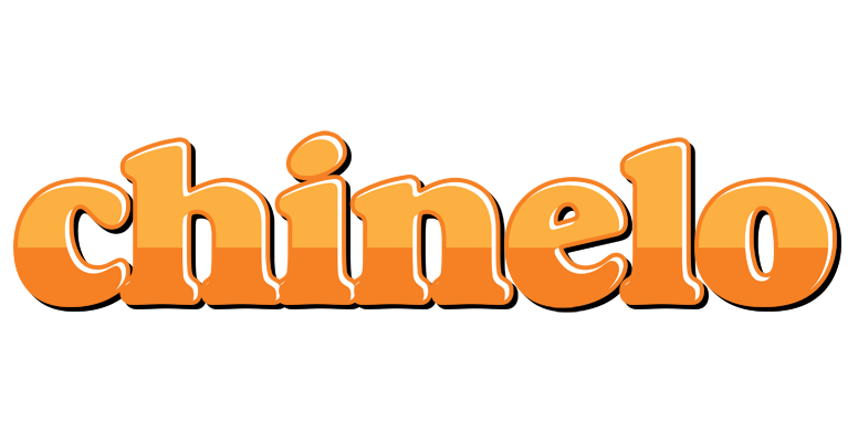 Chinelo orange logo