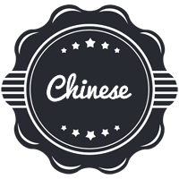 Chinese badge logo