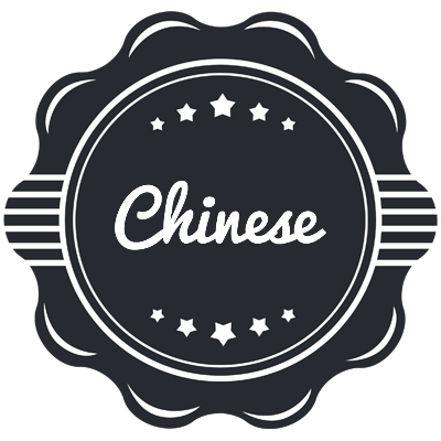 Chinese badge logo