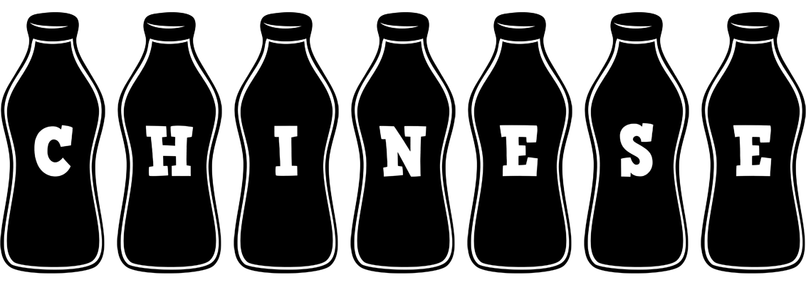 Chinese bottle logo