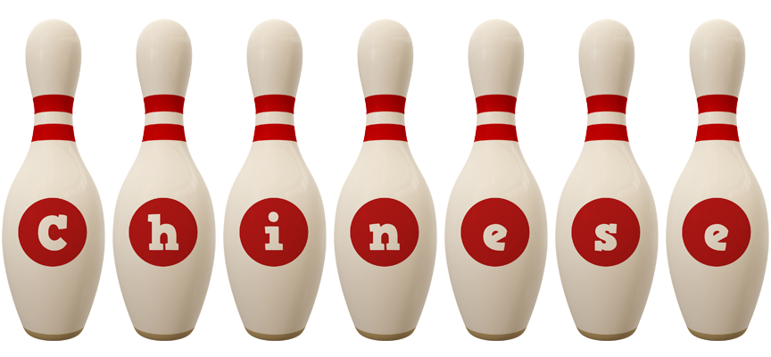 Chinese bowling-pin logo