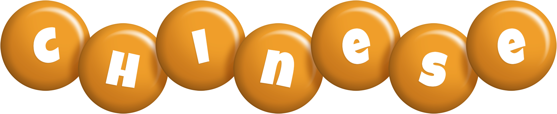 Chinese candy-orange logo