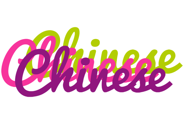 Chinese flowers logo