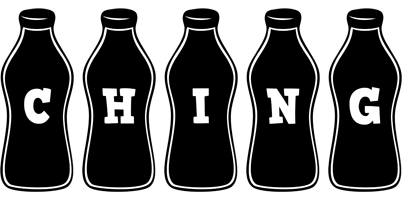 Ching bottle logo