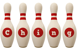 Ching bowling-pin logo