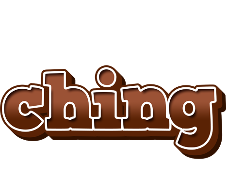 Ching brownie logo