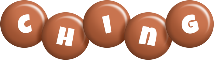 Ching candy-brown logo