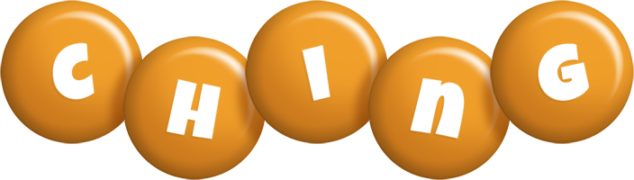 Ching candy-orange logo
