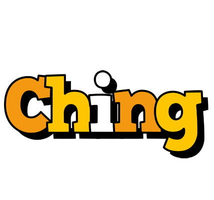 Ching cartoon logo