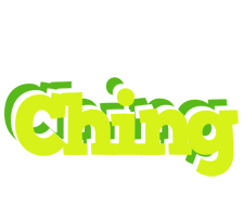 Ching citrus logo