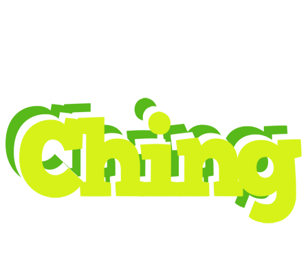 Ching citrus logo