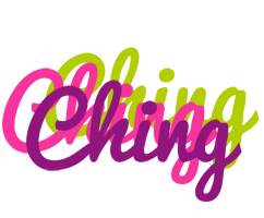Ching flowers logo