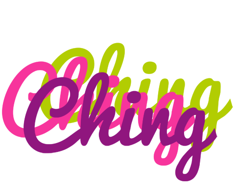 Ching flowers logo