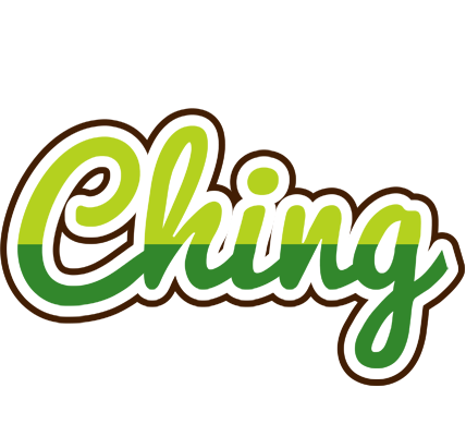 Ching golfing logo