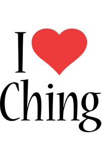 Ching i-love logo