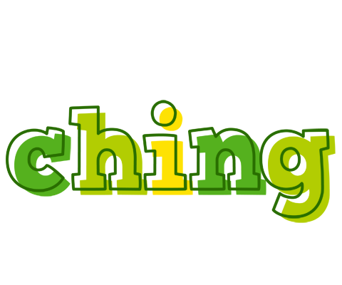 Ching juice logo
