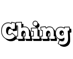 Ching snowing logo