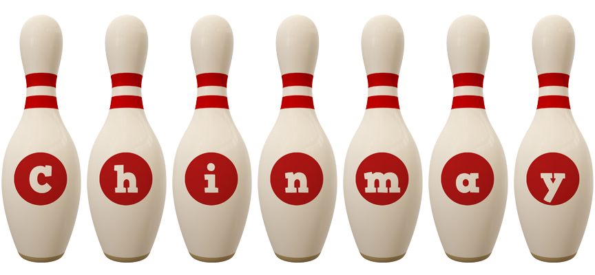 Chinmay bowling-pin logo