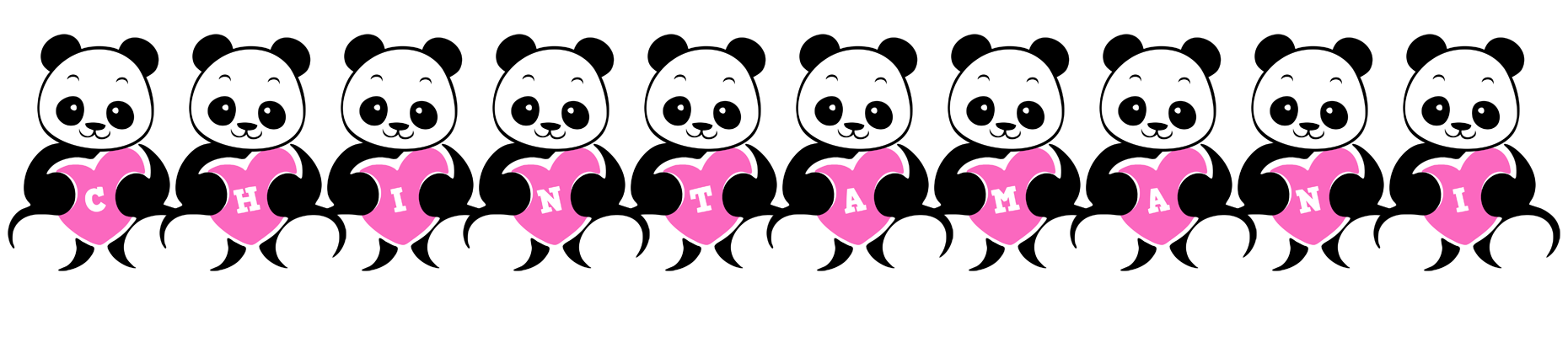 Chintamani love-panda logo