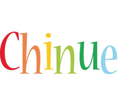 Chinue birthday logo